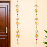 Elegant Ganesha Bell Wall Hanging set of 4 pc